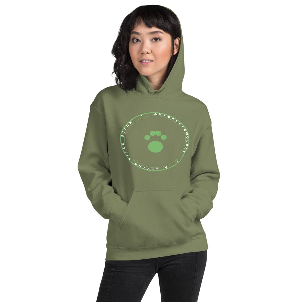 AnimalViewology Badge Hoodie Front
