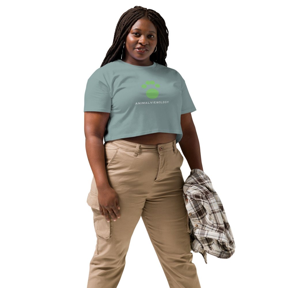 AnimalViewology Paw Crop Top