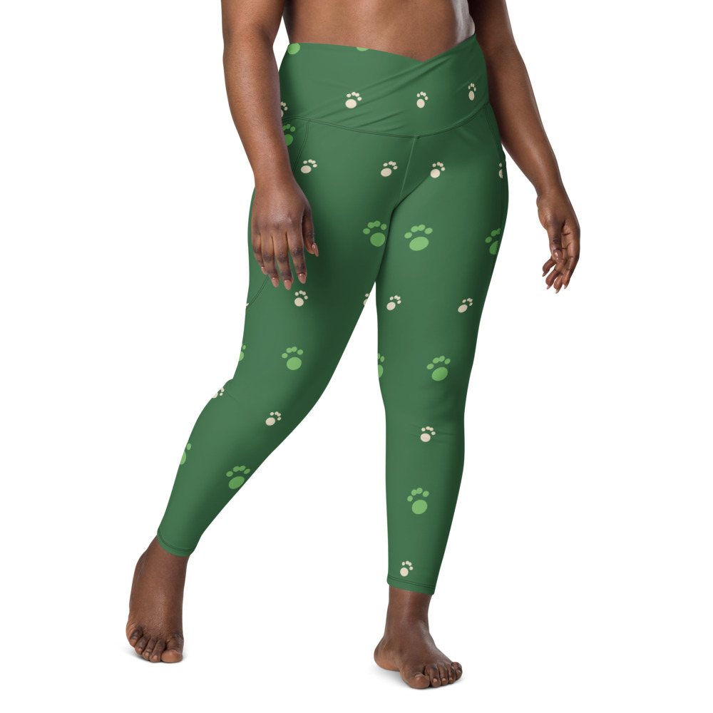 Animal Viewology Paws Leggings belt_back