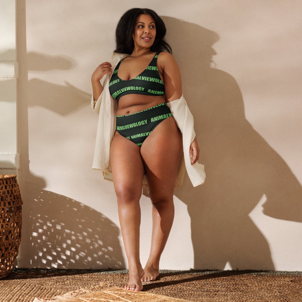 Animal Viewology Wordmark Bikini Front