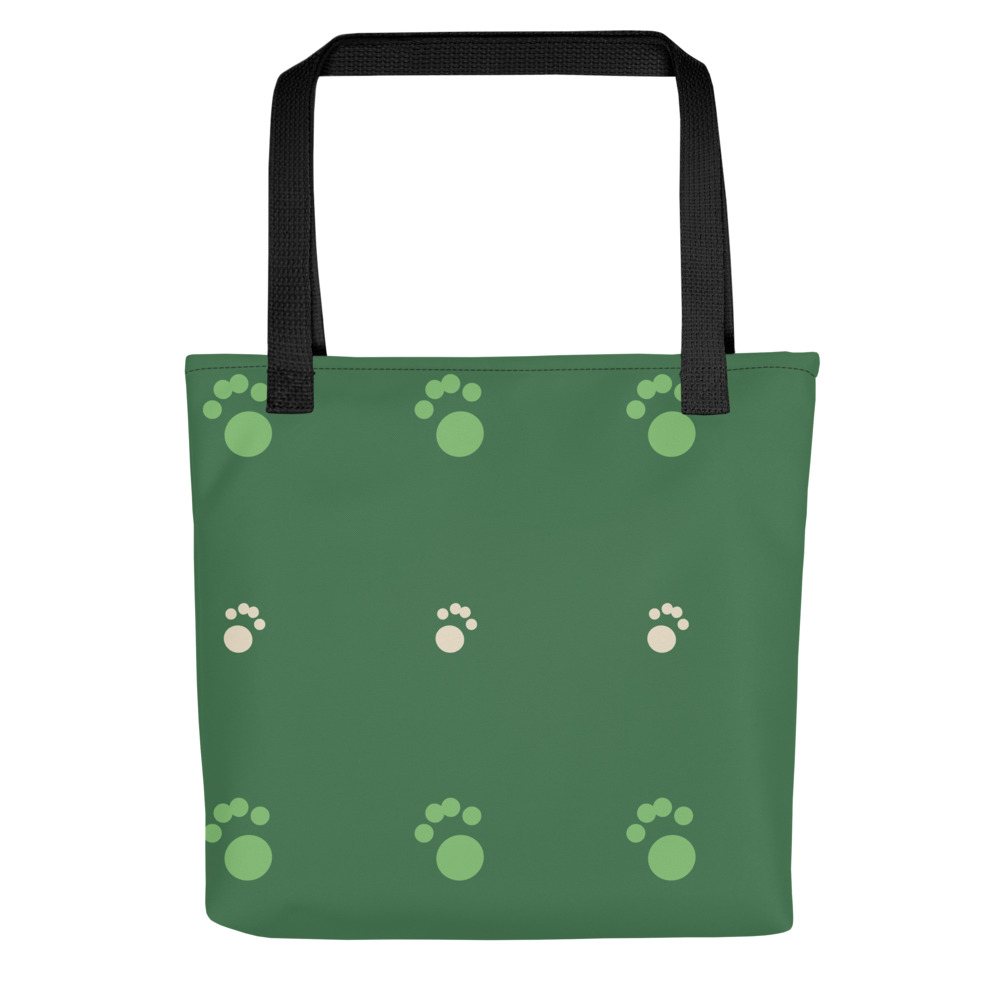 Animal Viewology Paws Tote Bag in Black