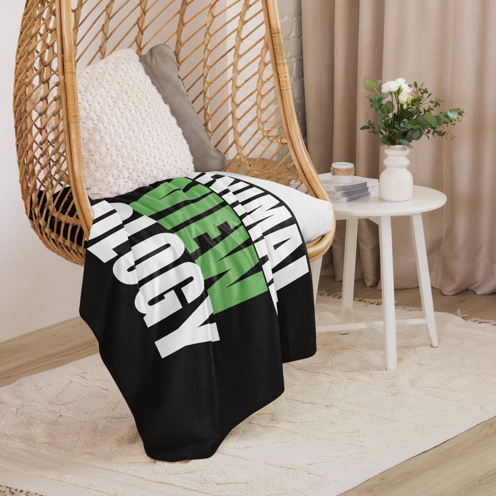 AnimalViewology Stacked Sherpa Blanket Front