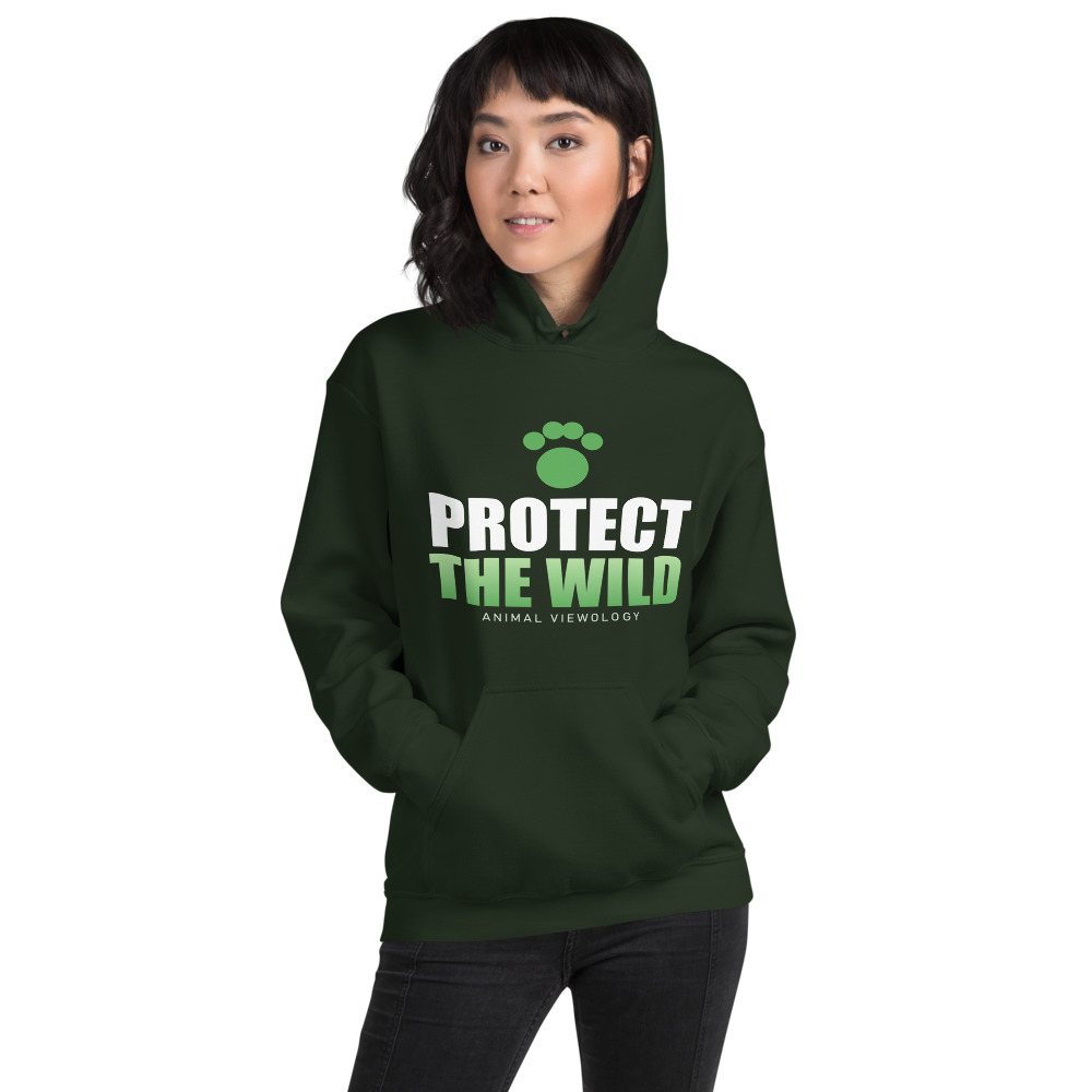 Animal Viewology Protect The Wild Hoodie Front