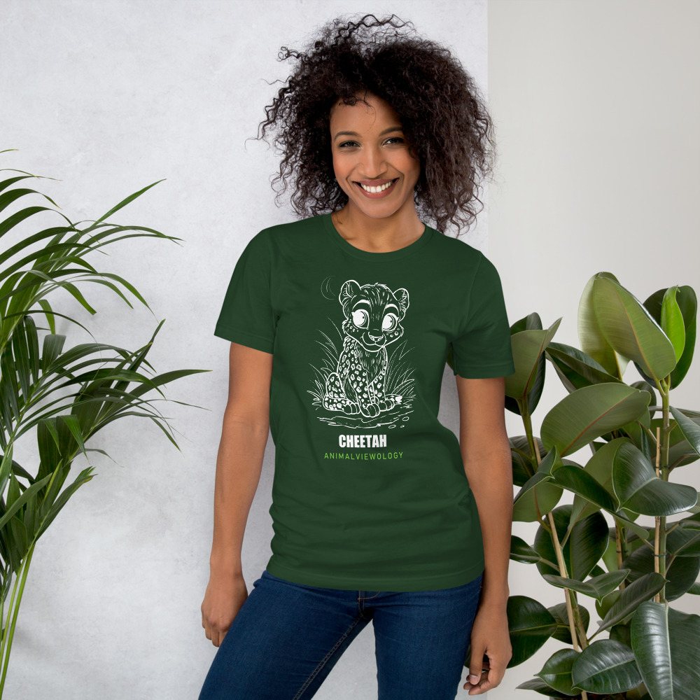 AnimalViewology Cheetah Sketch Tee