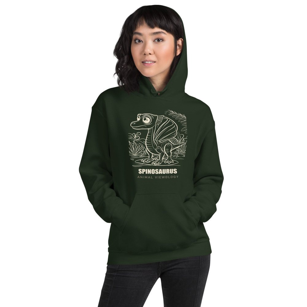 Animal Viewology Spinosaurus Dino Life Hoodie Front