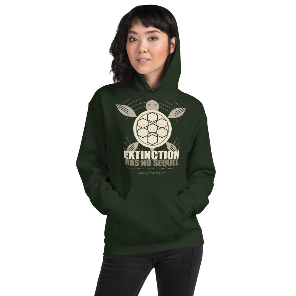 Animal Viewology Extinction Has No Sequel Field Guide Hoodie Front