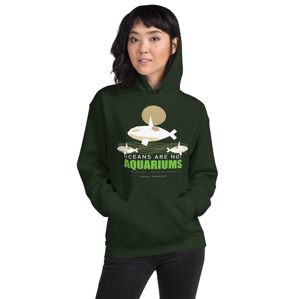 Animal Viewology Oceans Are Not Aquariums Field Guide Hoodie Front