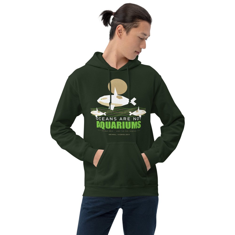 Animal Viewology Oceans Are Not Aquariums Field Guide Hoodie Front