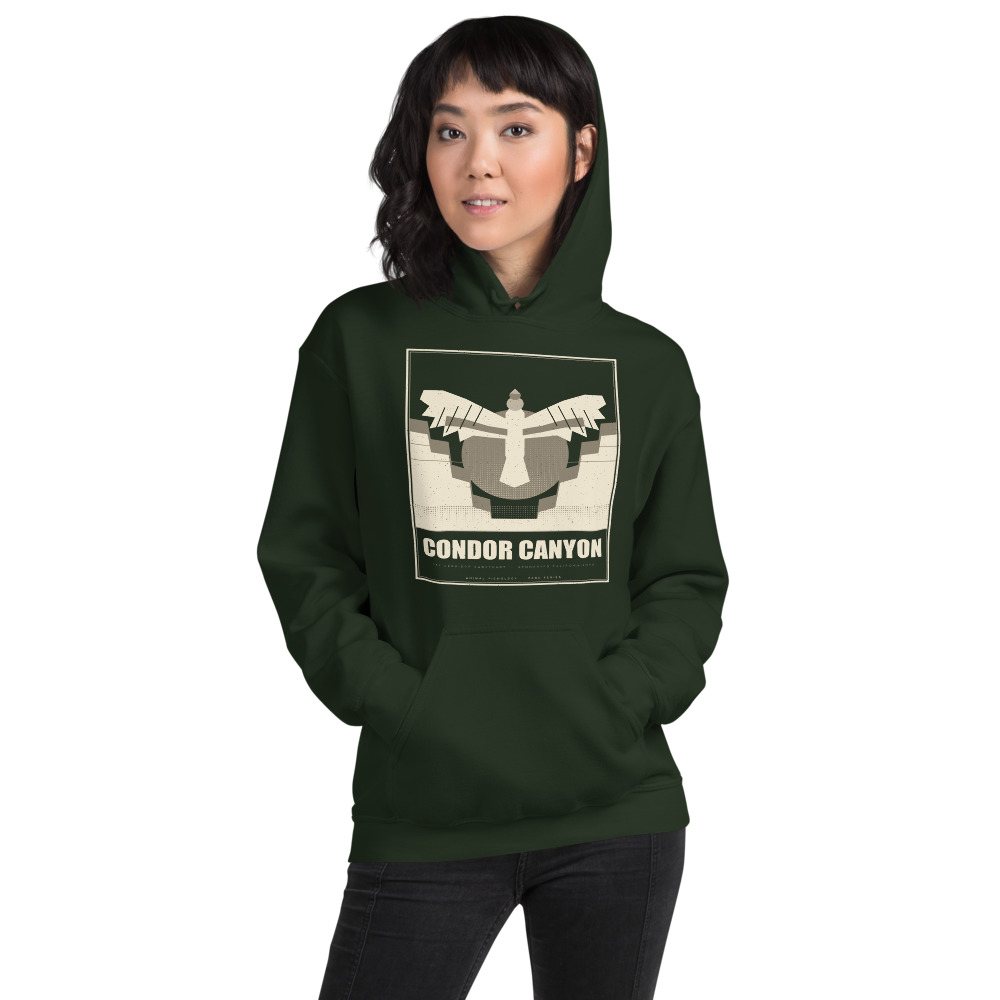 Animal Viewology Condor Canyon Field Guide Hoodie Front