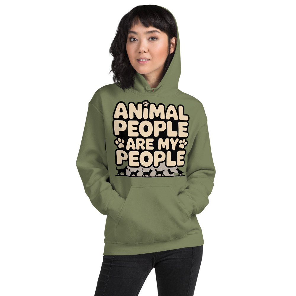 Animal Viewology Animal People Are My People Hoodie Front