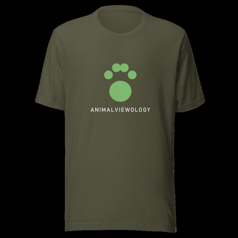AnimalViewology Paw Tee Military Green