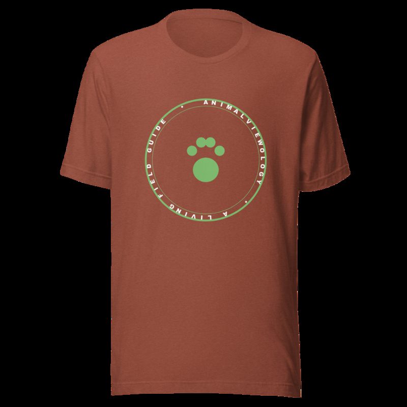 AnimalViewology Badge Tee Heather Clay