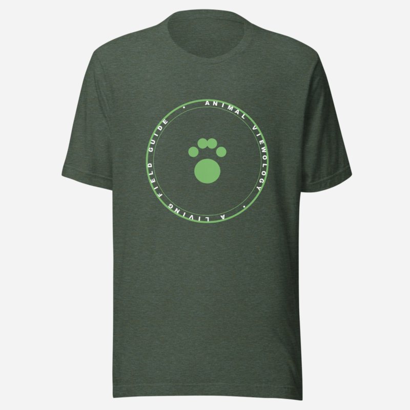 AnimalViewology Badge Tee Heather Forest