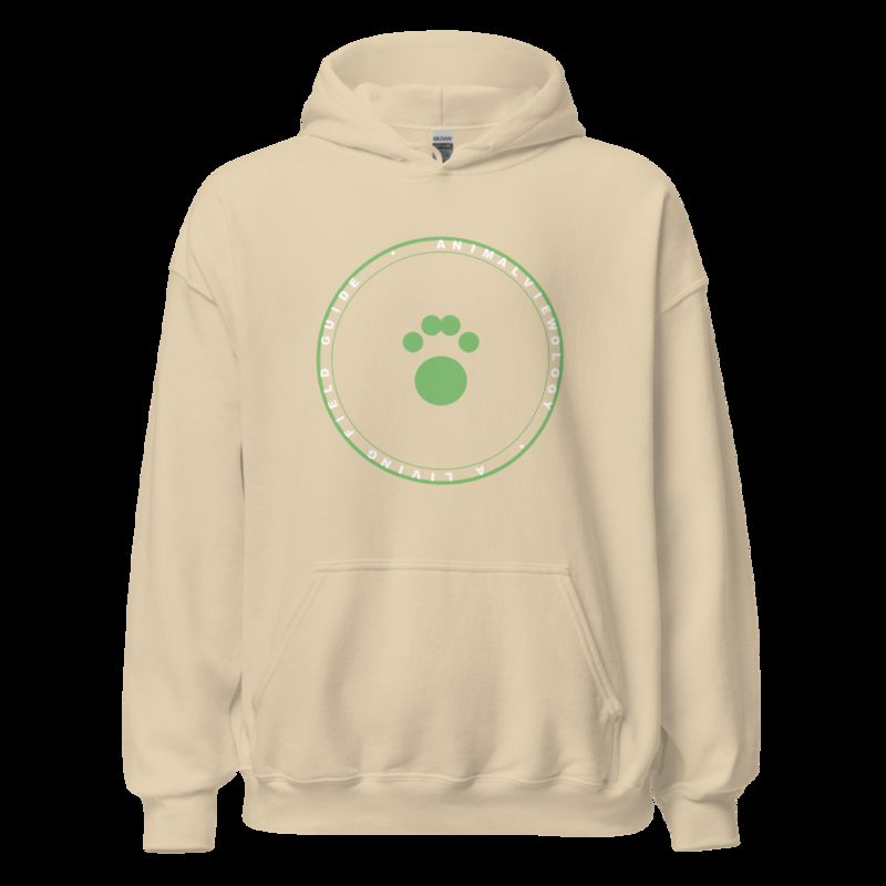 AnimalViewology Badge Hoodie Sand
