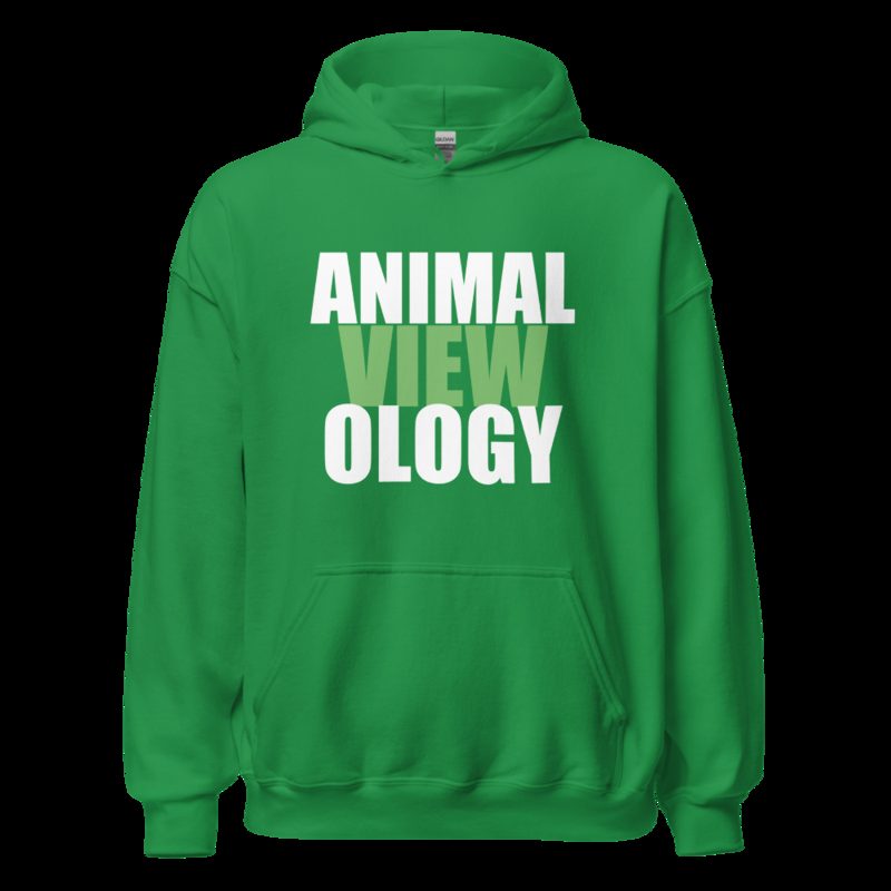 AnimalViewology Stacked Hoodie Irish Green