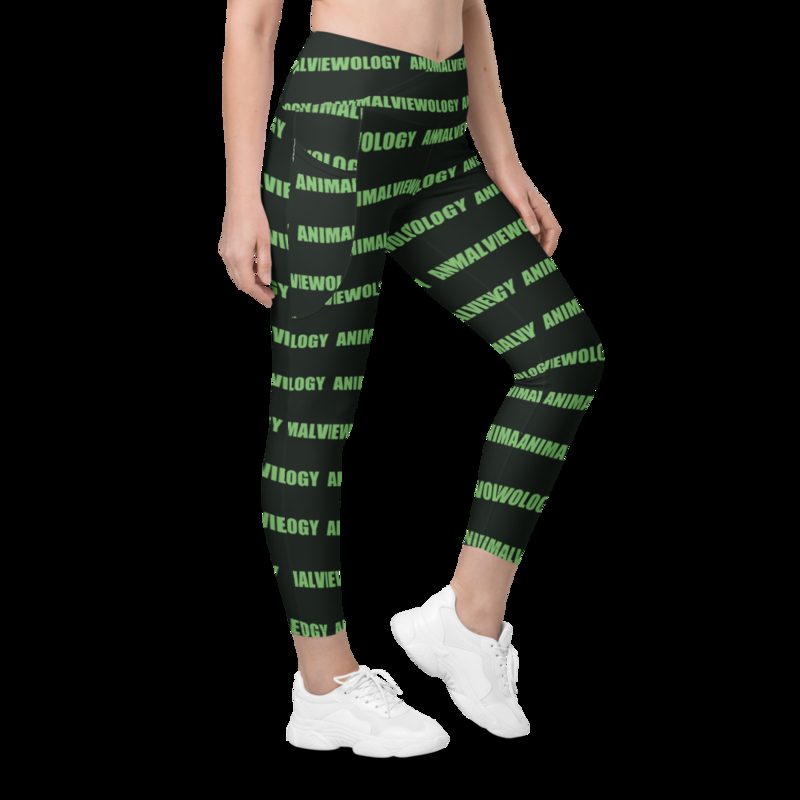 Animal Viewology Wordmark Leggings White