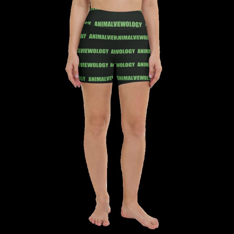 Animal Viewology Wordmark Yoga Shorts White