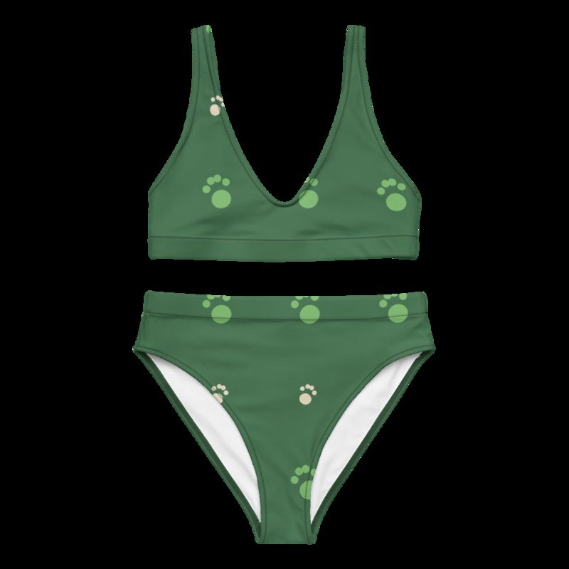 Animal Viewology Paws Bikini White