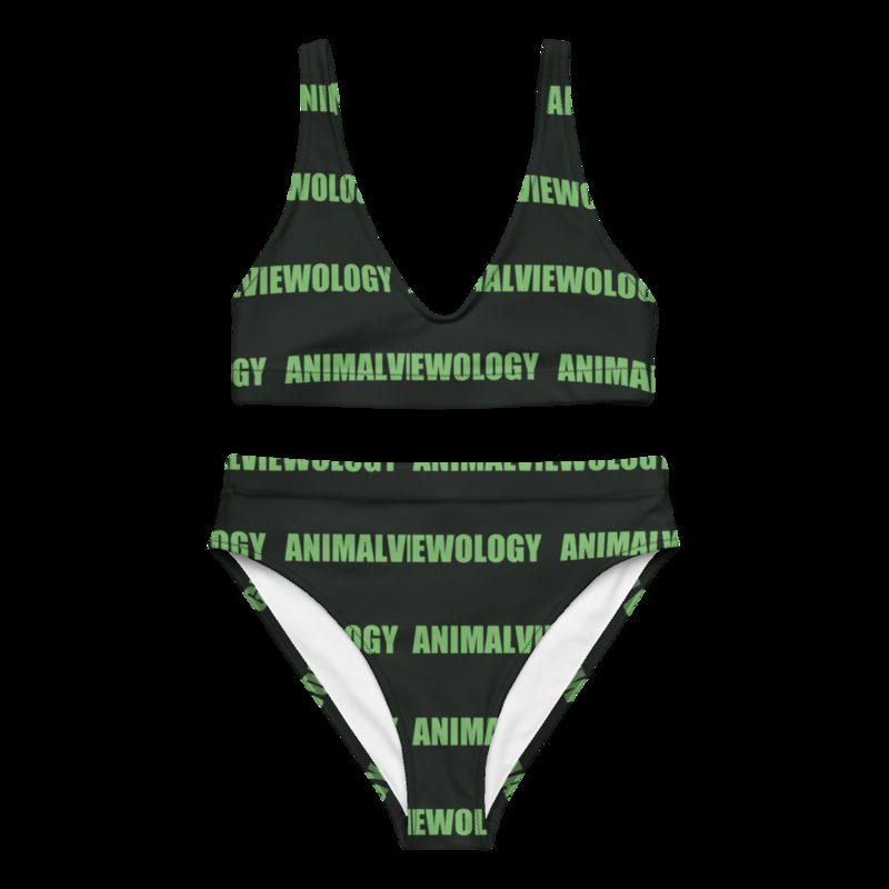 Animal Viewology Wordmark Bikini White