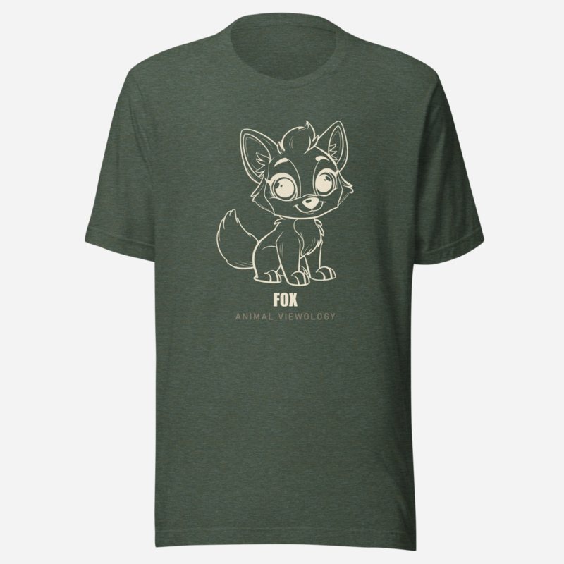 Animal Viewology Fox Sketch Tee