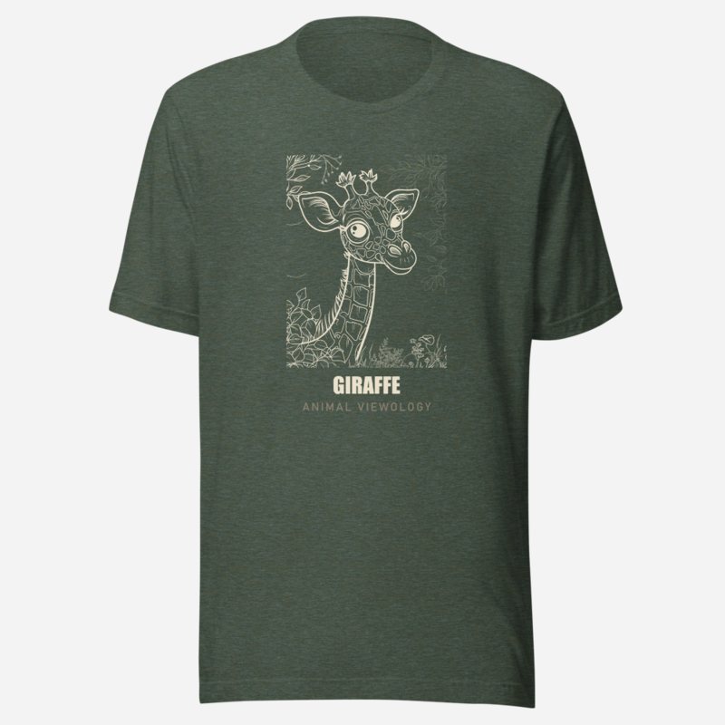 Animal Viewology Giraffe Sketch Tee