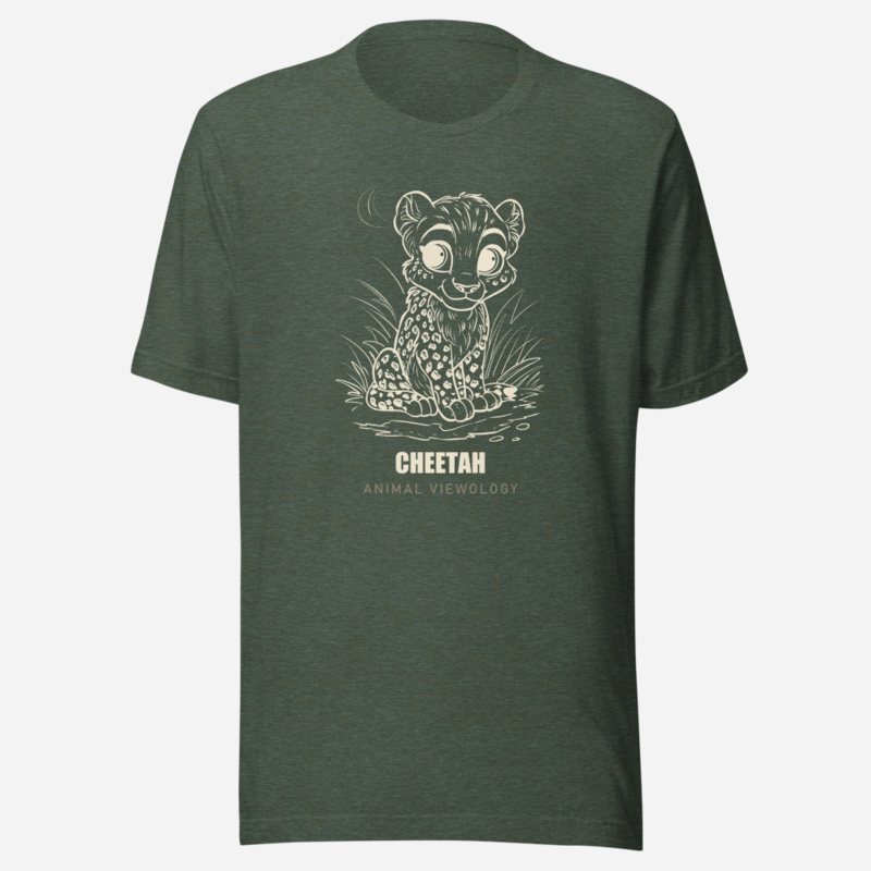 Animal Viewology Cheetah Sketch Tee