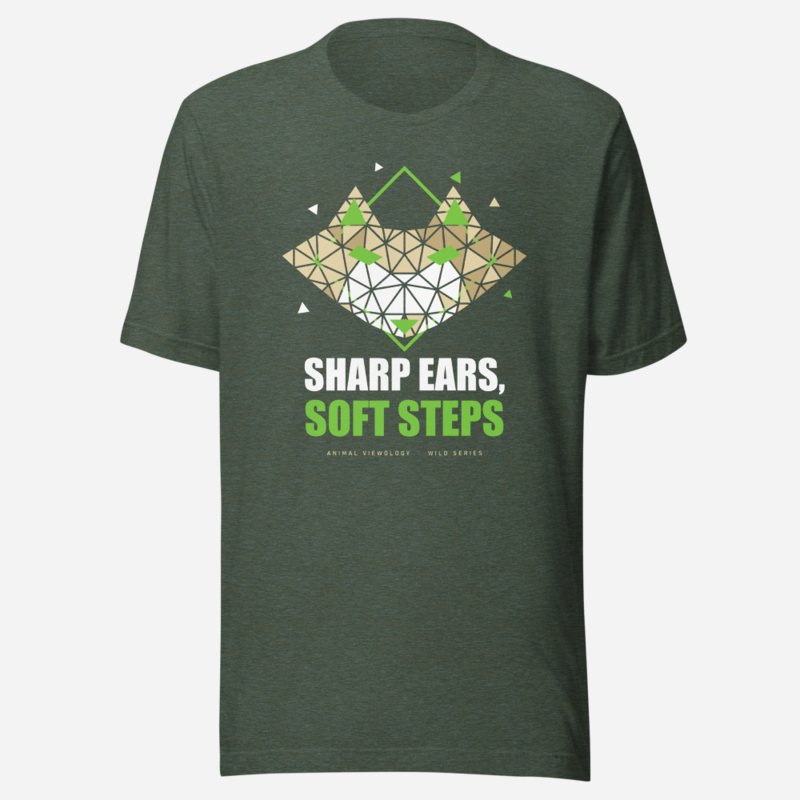 Animal Viewology Sharp Ears, Soft Steps Wild Tee