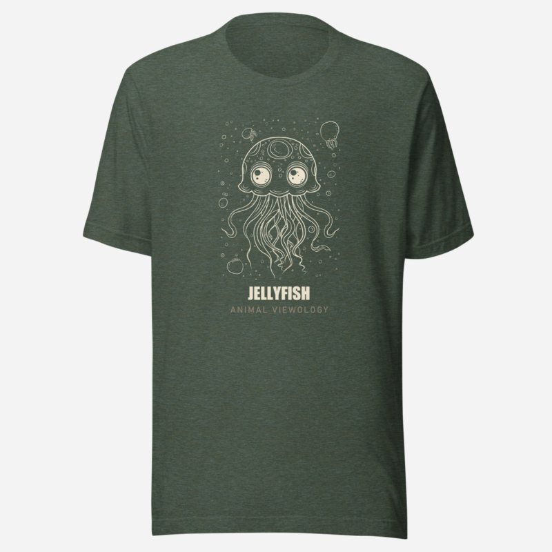 Animal Viewology Jellyfish Sea Life Tee