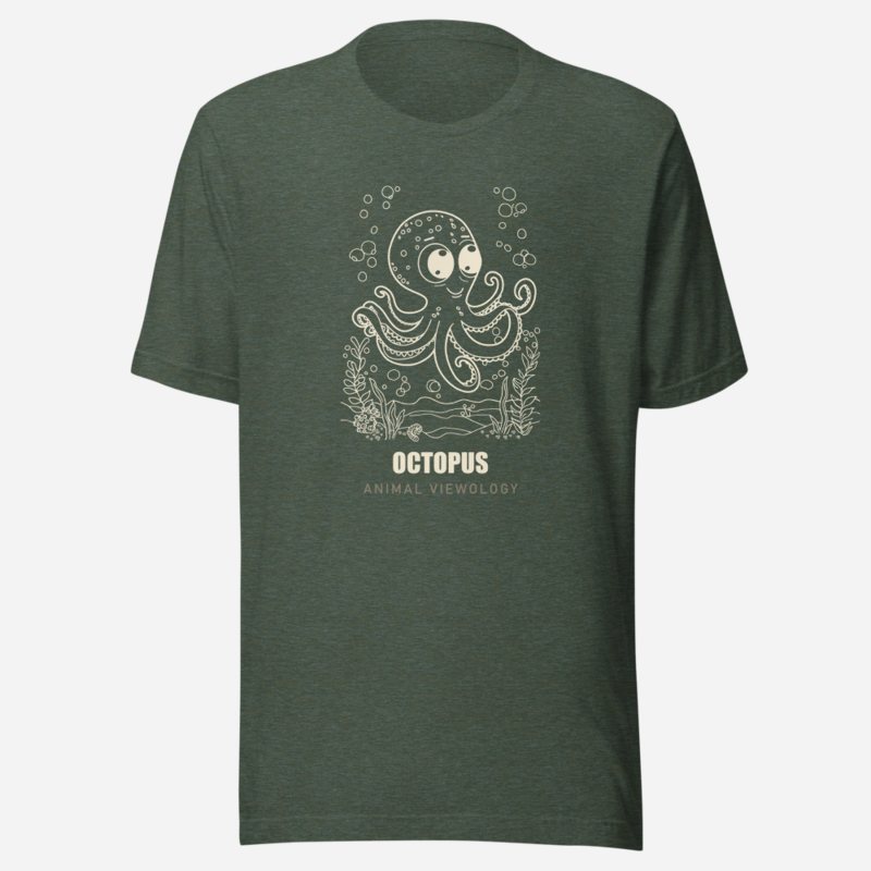 Animal Viewology Octopus Sea Life Tee