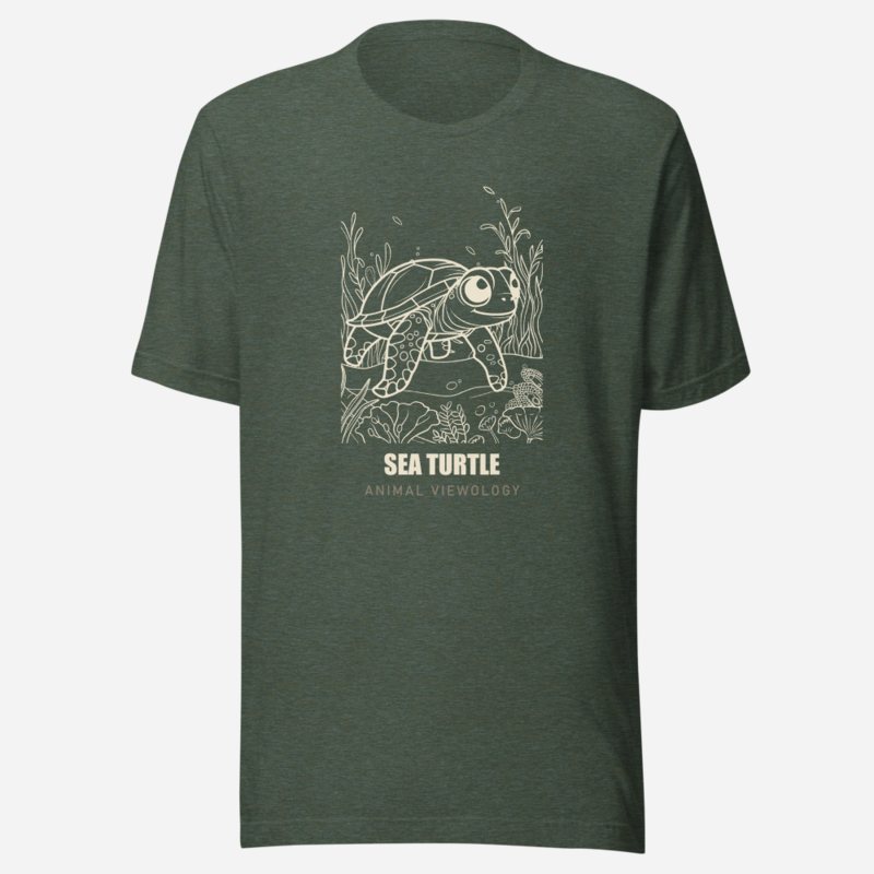 Animal Viewology Sea Turtle Sea Life Tee