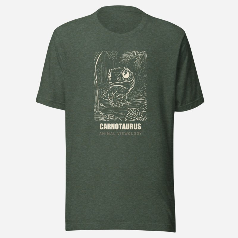 Animal Viewology Carnotaurus Dino Life Tee