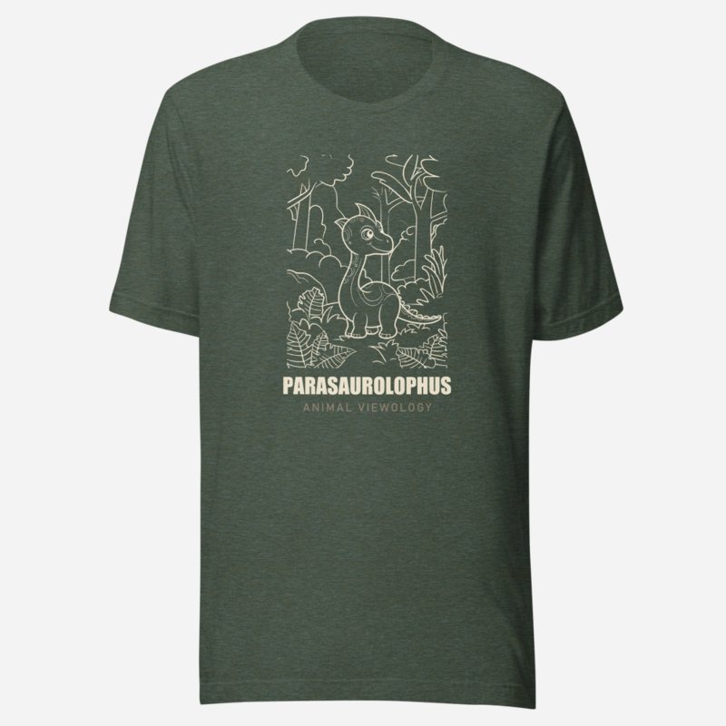 Animal Viewology Parasaurolophus Dino Life Tee