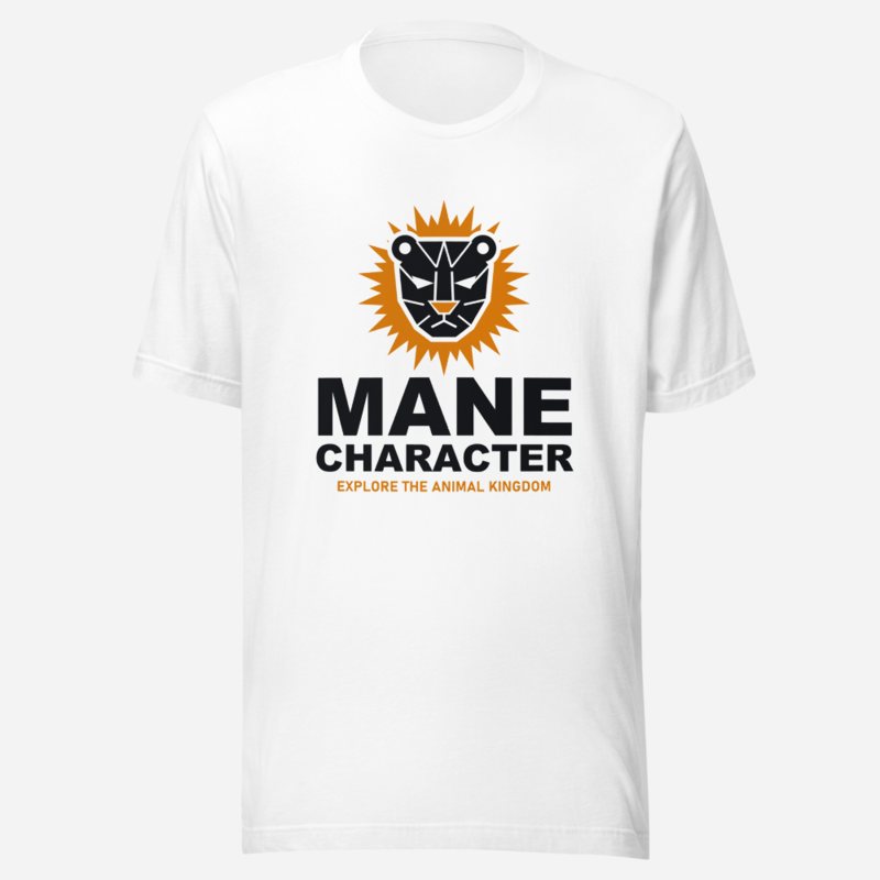 Animal Viewology Mane Character Tee White