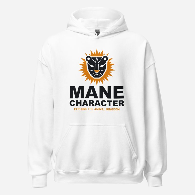 Animal Viewology Mane Character Hoodie White