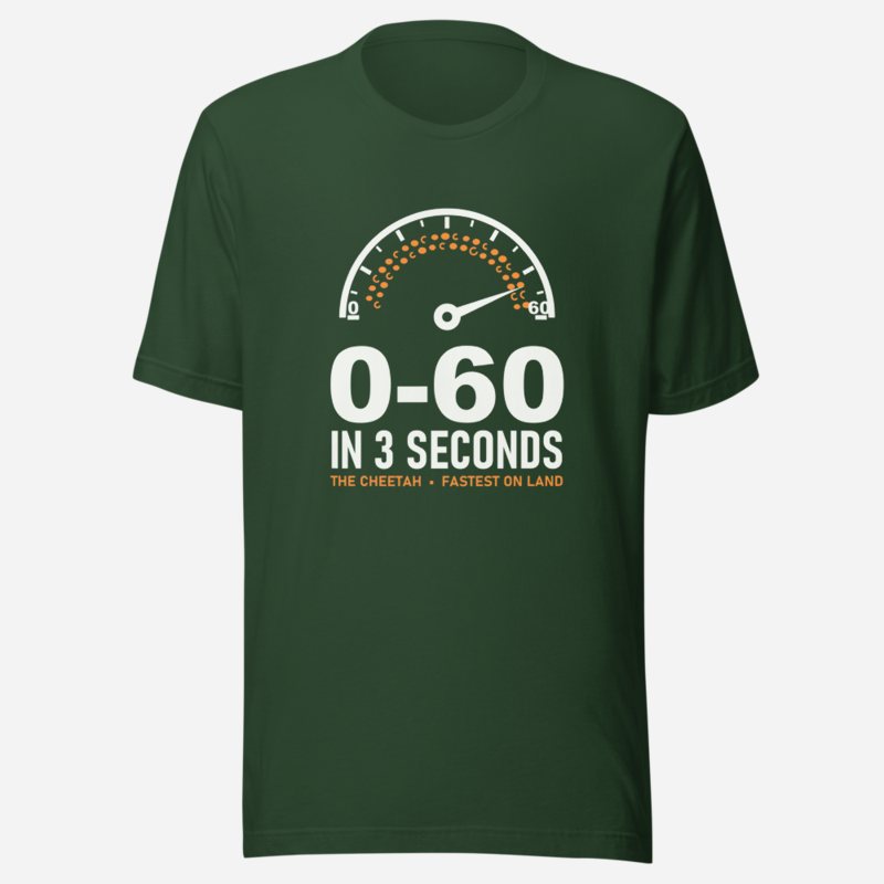 Animal Viewology Zero To Sixty Tee in Forest