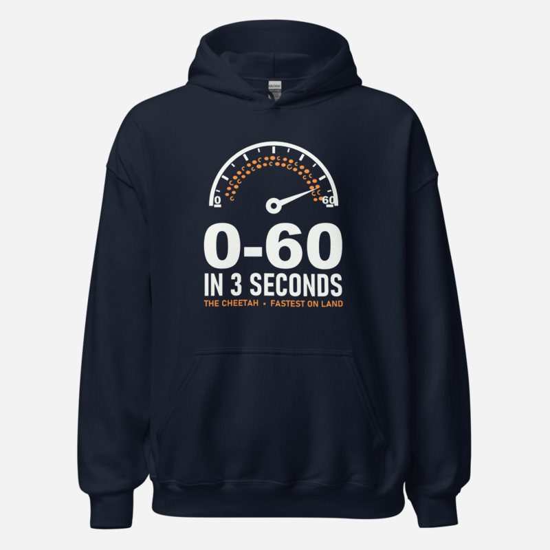 Animal Viewology Zero To Sixty Hoodie in Navy