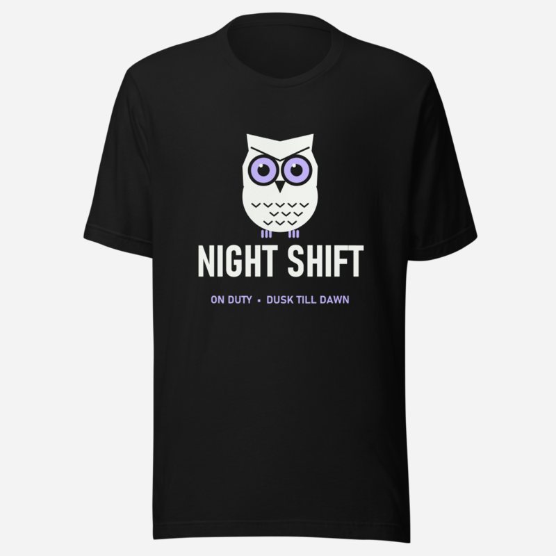 Animal Viewology Night Shift Tee Black