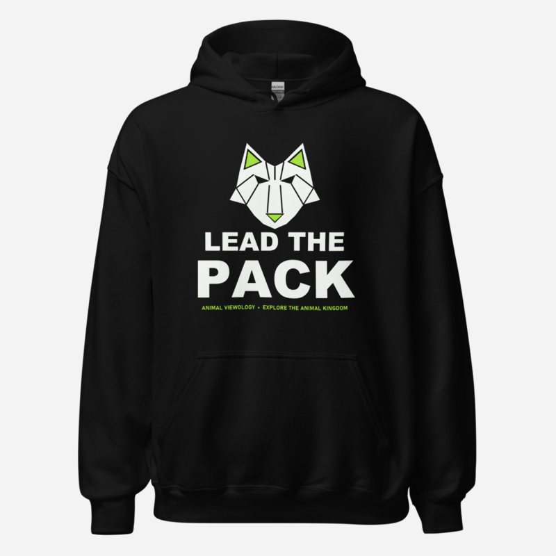 Animal Viewology Lead The Pack Hoodie Black