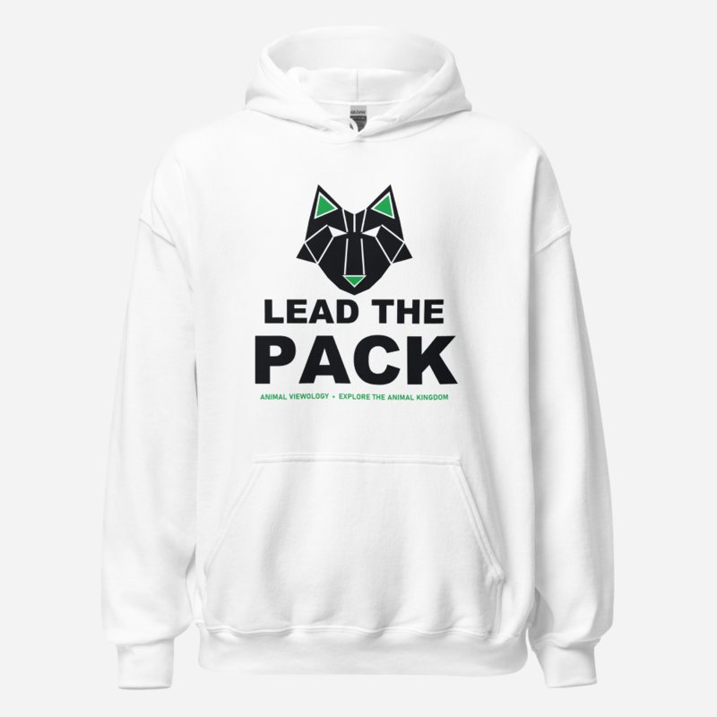 Animal Viewology Lead The Pack Hoodie White
