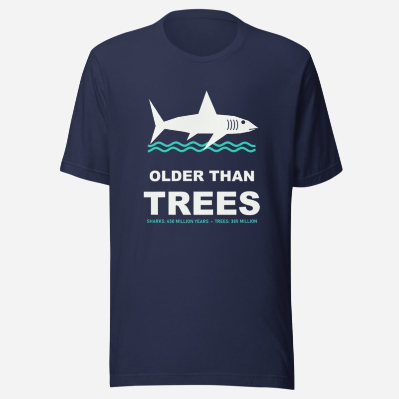 Animal Viewology Older Than Trees Tee Navy