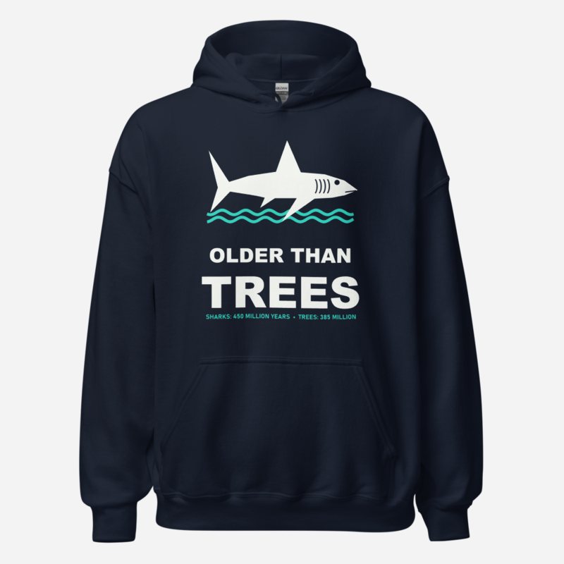 Animal Viewology Older Than Trees Hoodie in Navy