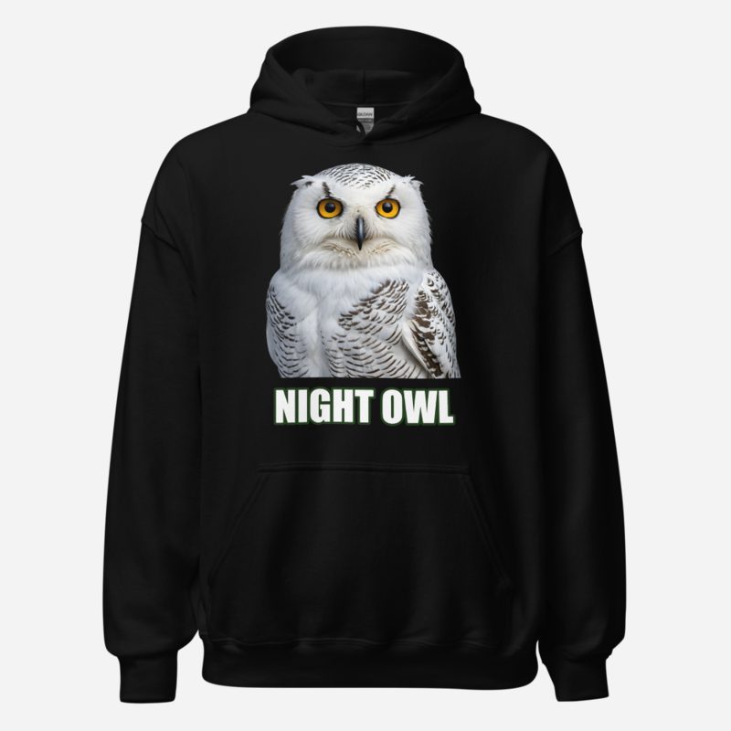 Animal Viewology Night Owl Hoodie Black