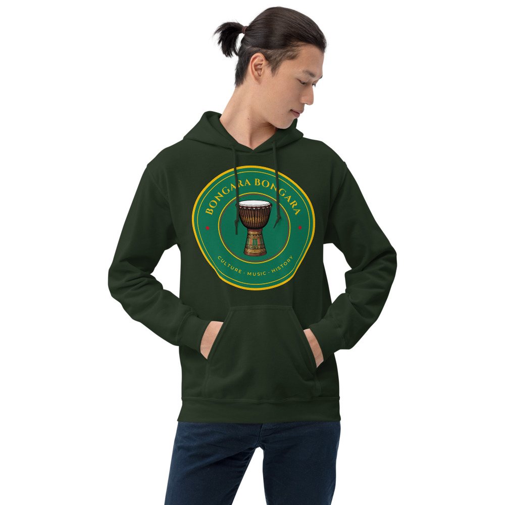 Bongara Bongara Djembe Crest Hoodie Front