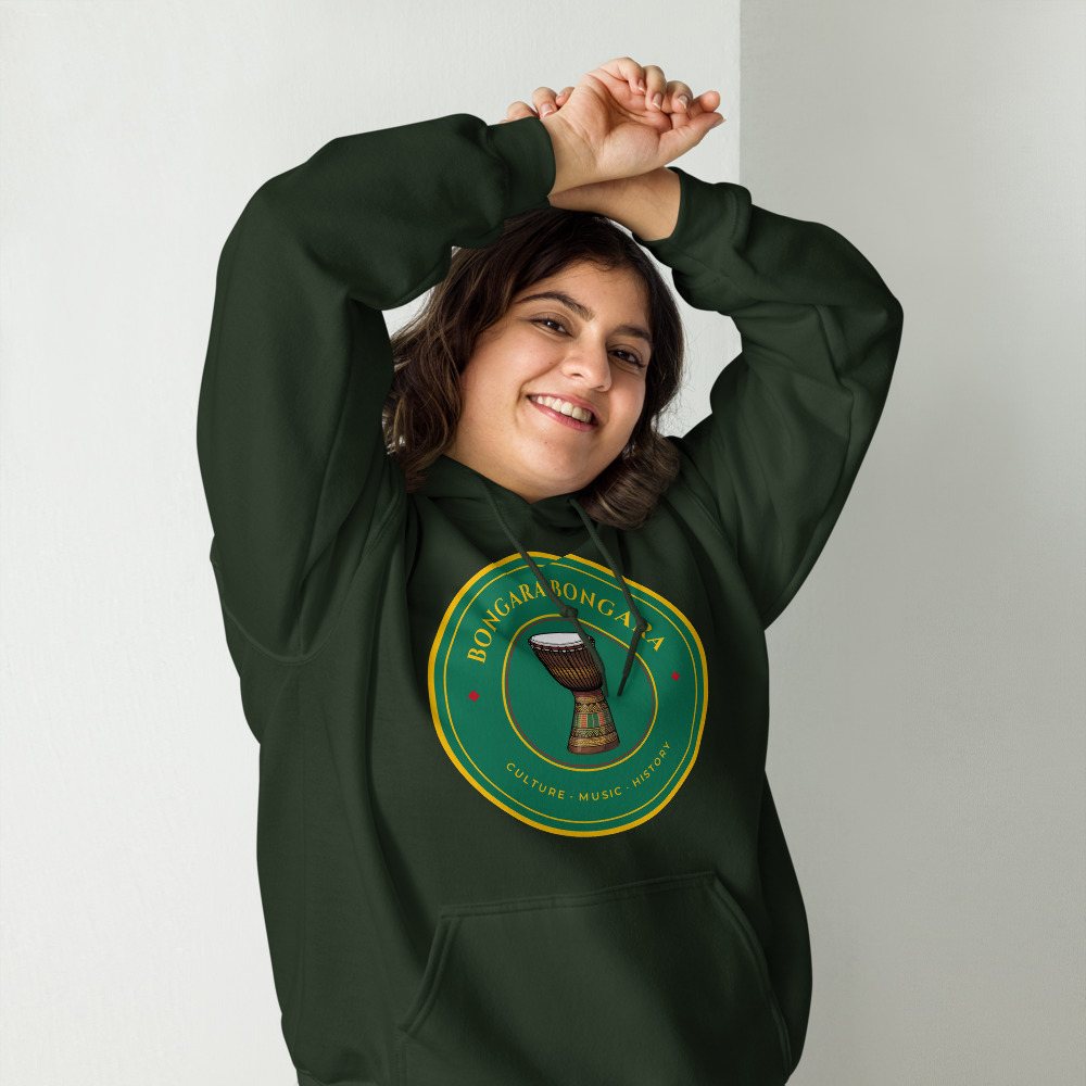 Bongara Bongara Djembe Crest Hoodie Front
