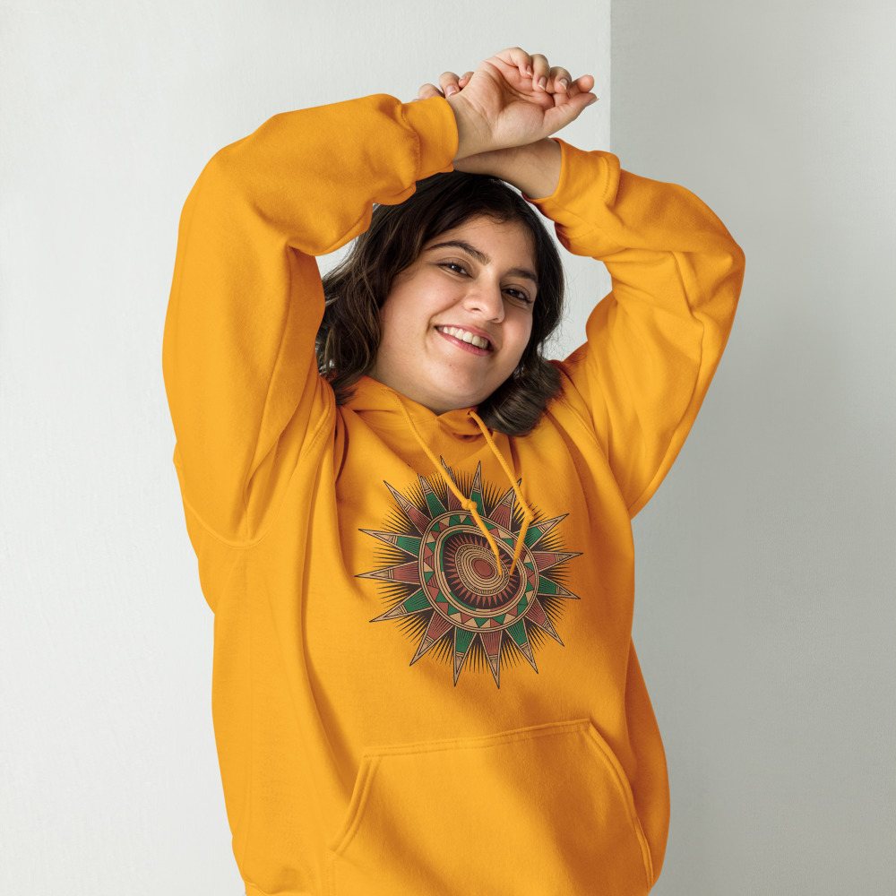 Bongara Bongara Kente Sun Hoodie Front