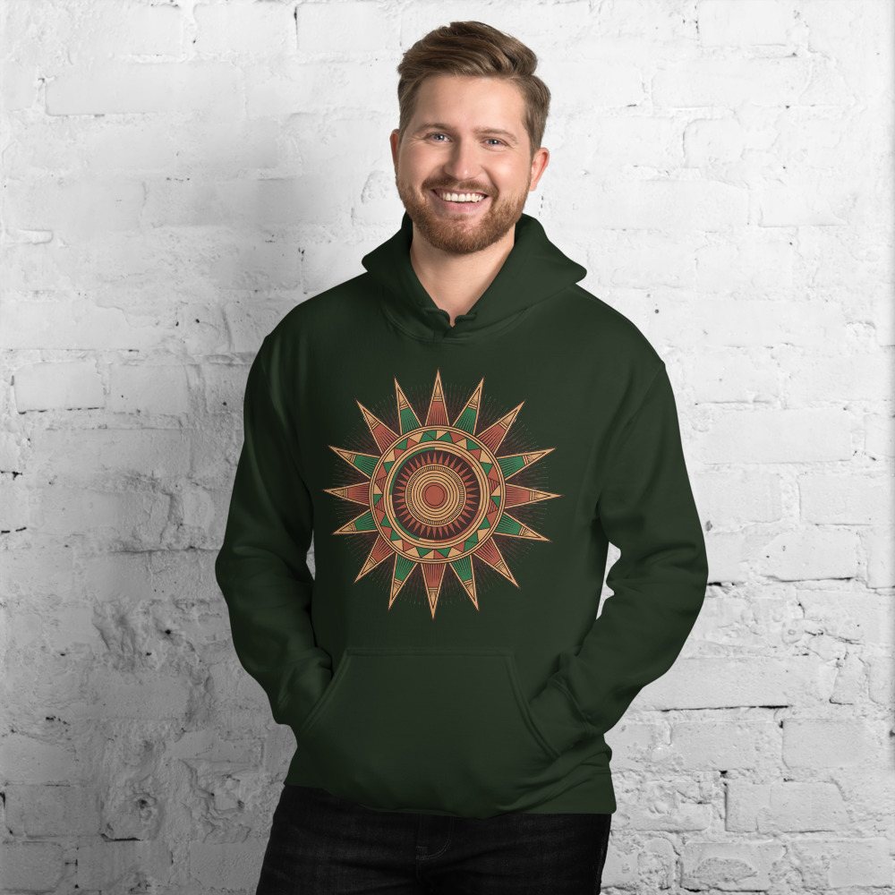 Bongara Bongara Kente Sun Hoodie Front