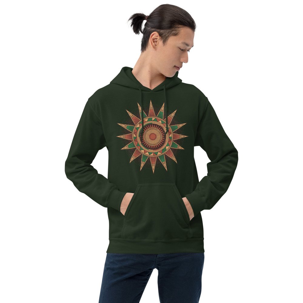 Bongara Bongara Kente Sun Hoodie Front