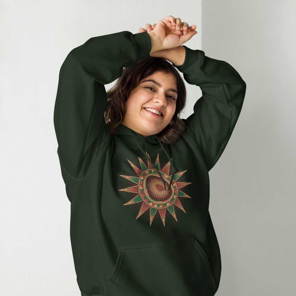 Bongara Bongara Kente Sun Hoodie Front