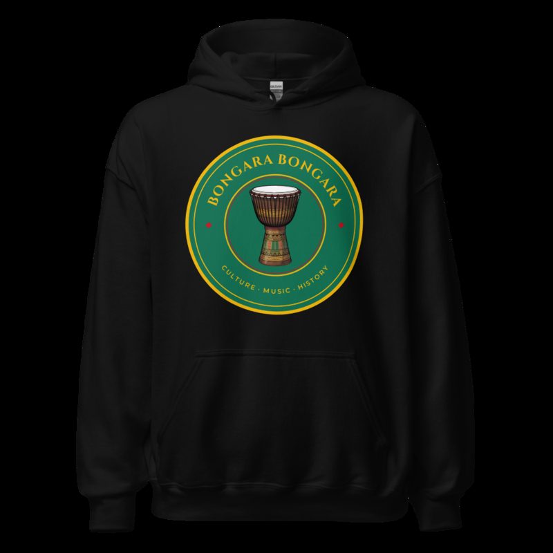 Bongara Bongara Djembe Crest Hoodie Black