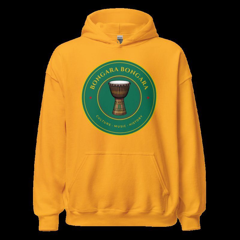Bongara Bongara Djembe Crest Hoodie Gold